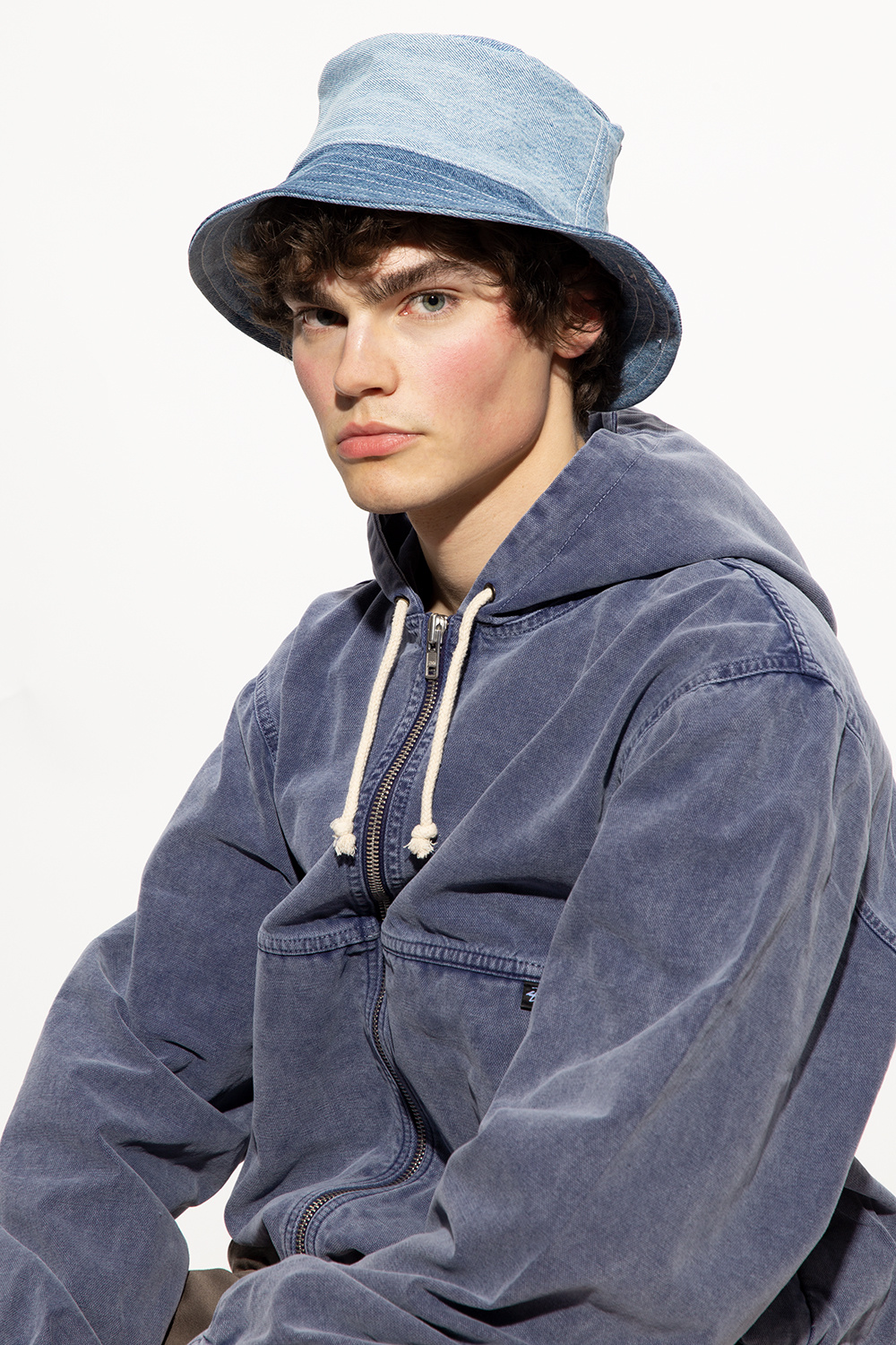 Embroidered GORE-TEX Bucket Hat Men Blue Embroidered GORE-TEX Bucket Hat Men Blue